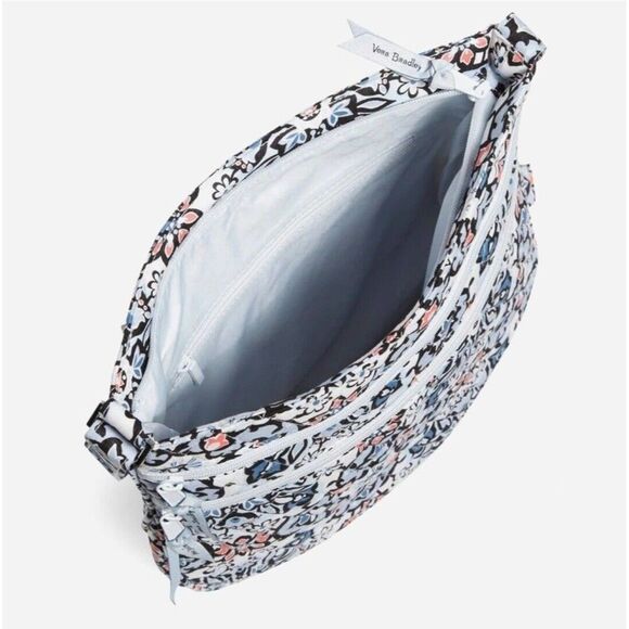 NWT Vera Bradley Triple Zip Hipster Crossbody Bag in Libson Medallion - Picture 3 of 3